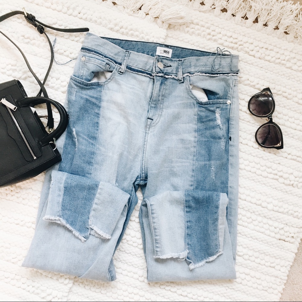 MACYS- NEW YORK M1588 TWO DENIM JEANS